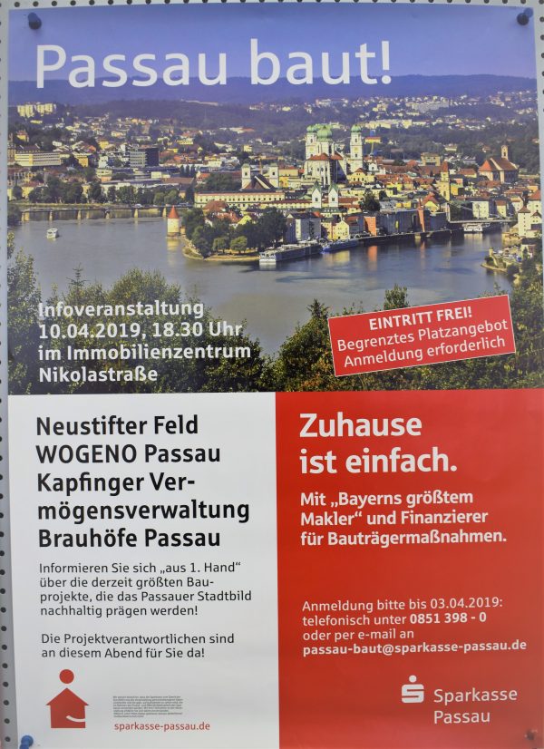 Infoveranstaltung „Passau baut“ der Sparkasse Passau