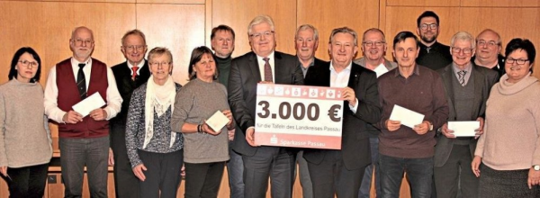 3.000 € für die Tafeln im Landkreis Passau