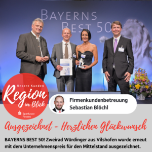 Zweirad Würdinger: Bayerns Best 50 zum zweiten Mal ausgezeichnet