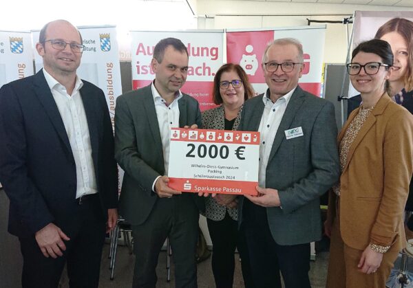 Sparkasse Passau unterstützt Schüleraustausch