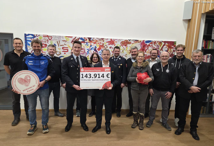 Spendenmarathon der Sparkasse Passau 2025