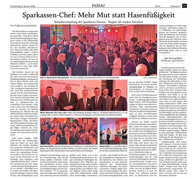 Kundenempfang der Sparkasse Passau 2026