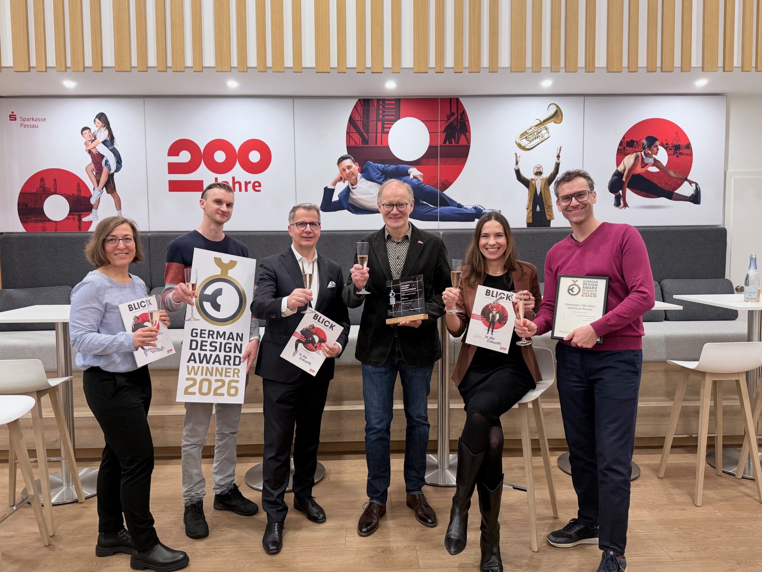 Jubiläumskampagne der Sparkasse Passau wird mit German Design Award 2026 prämiert